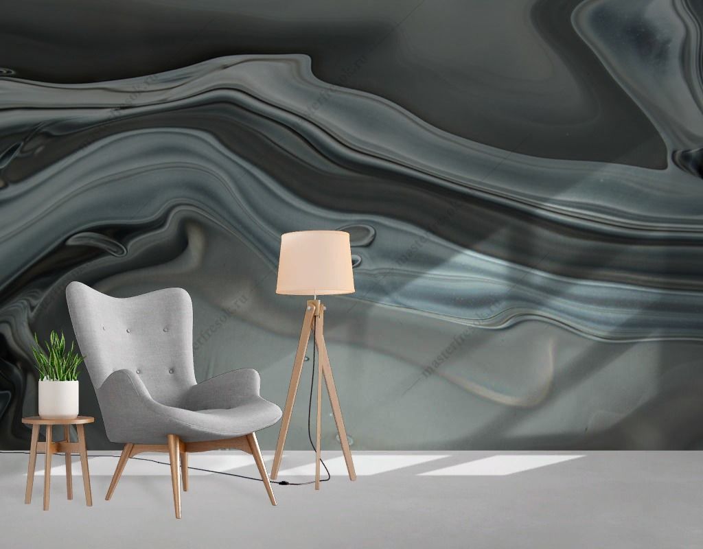 Фотообои Жидкий металл  9-1531