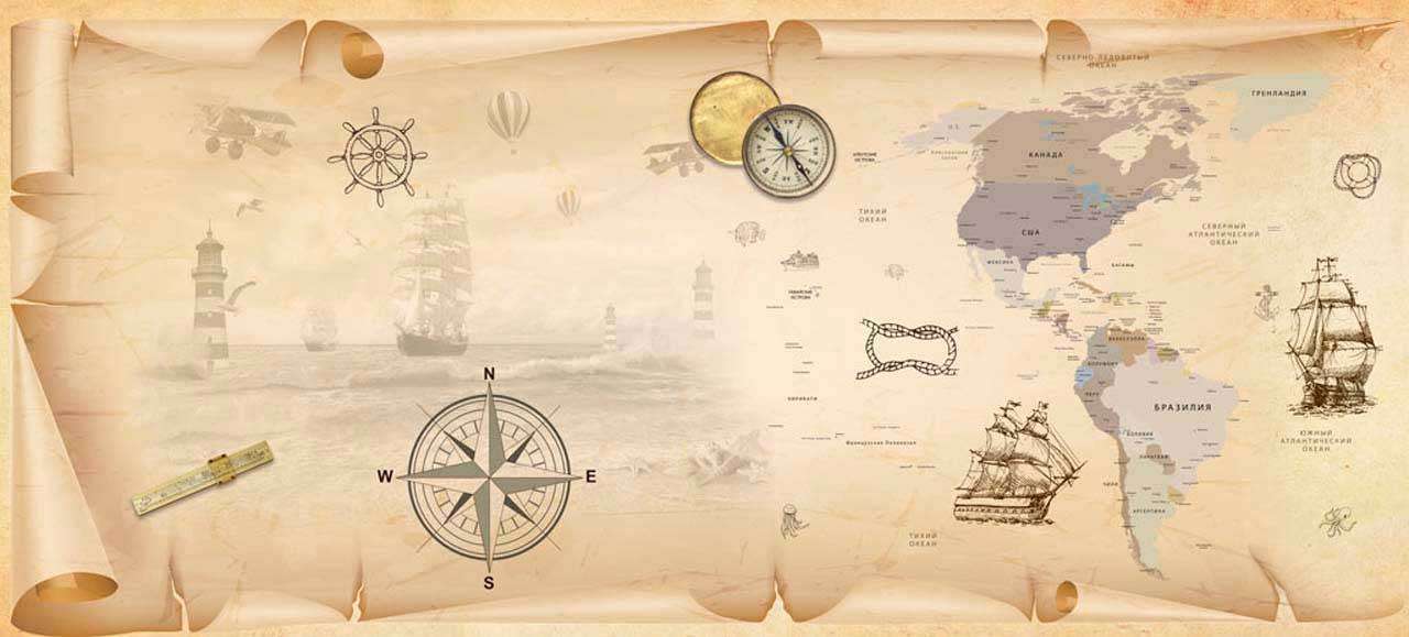 Фотообои в интерьере карта южной и северной америк  13-102 фото