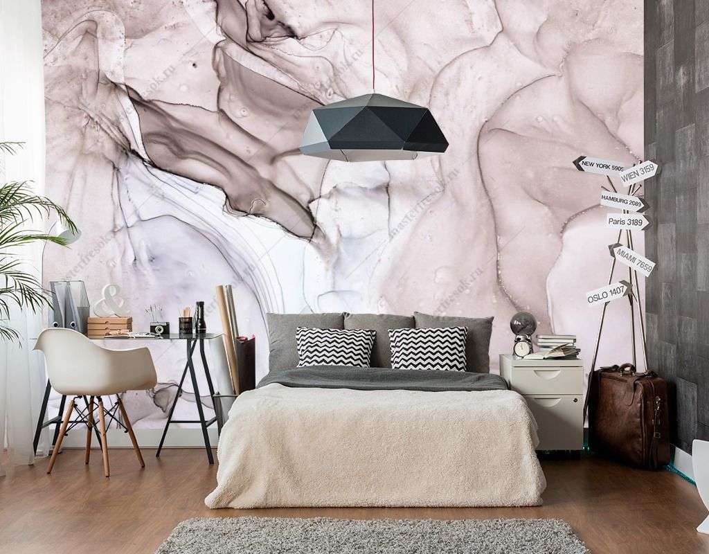 Фотообои в интерьере срез мрамора  9-1552 фото