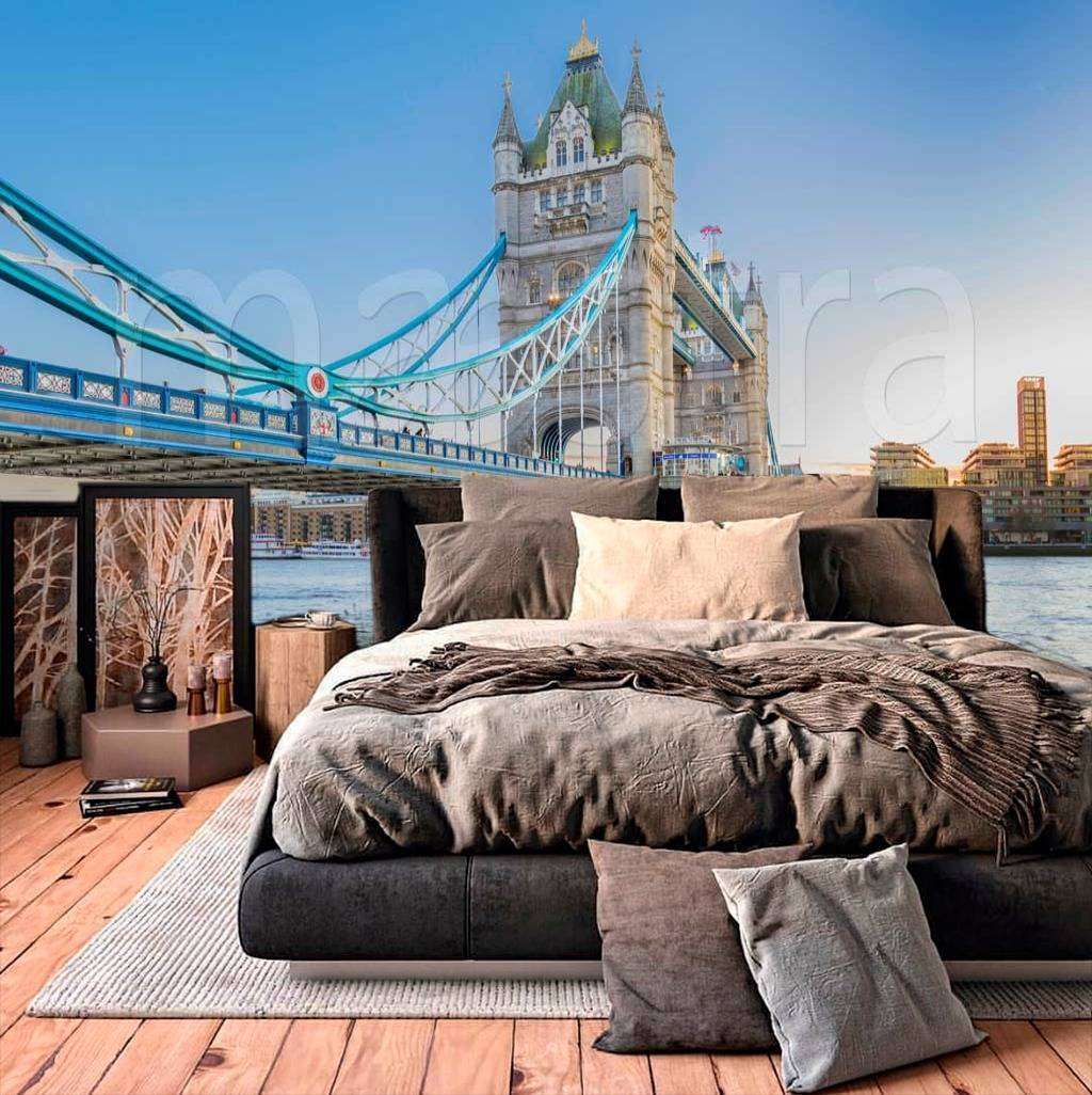 Фотообои в интерьере тауэрский мост днем  9-457 фото