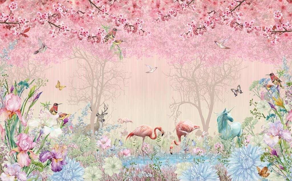 Фотообои в интерьере лес сказочный  12-914 фото