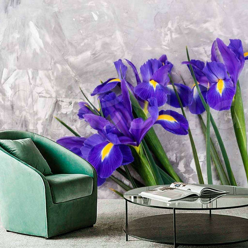 Фотообои Фиолетовый букет  10-004