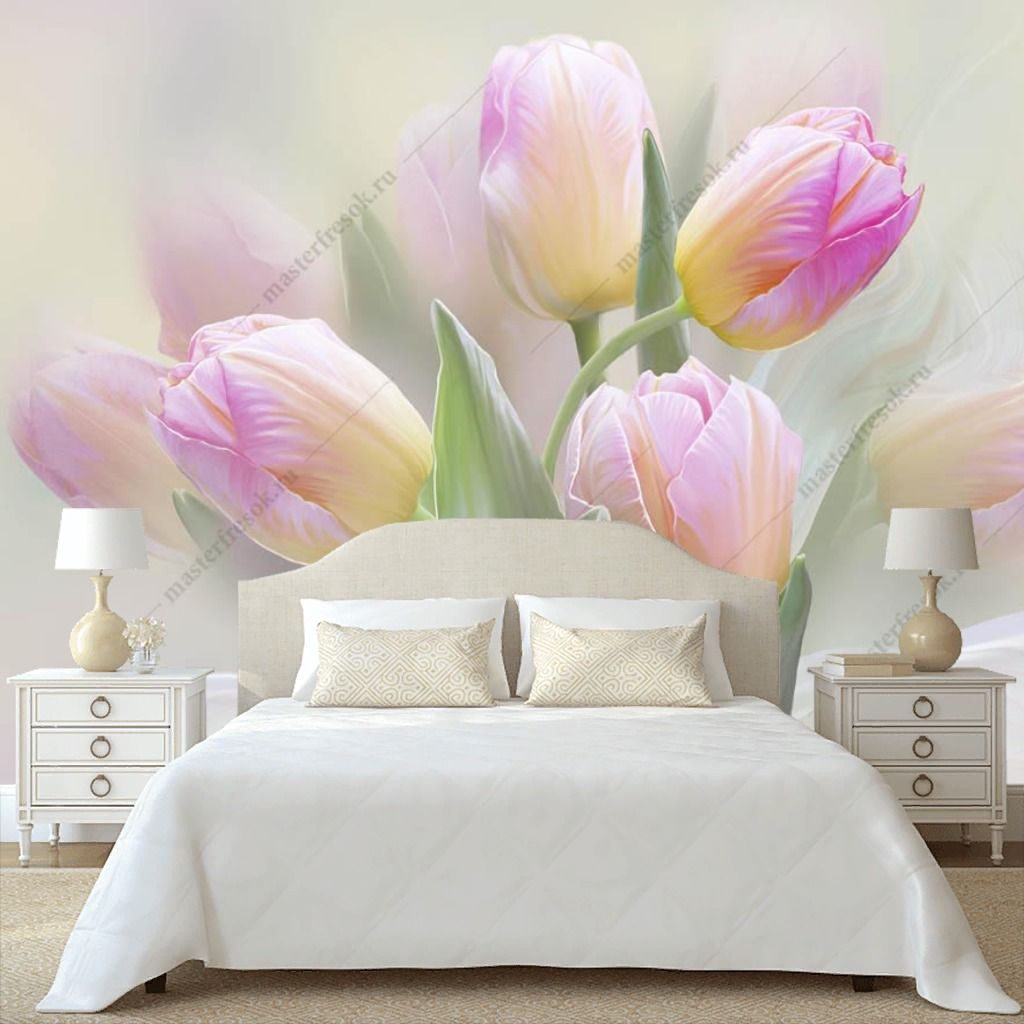 Фотообои Тюльпаны нежные  13-602