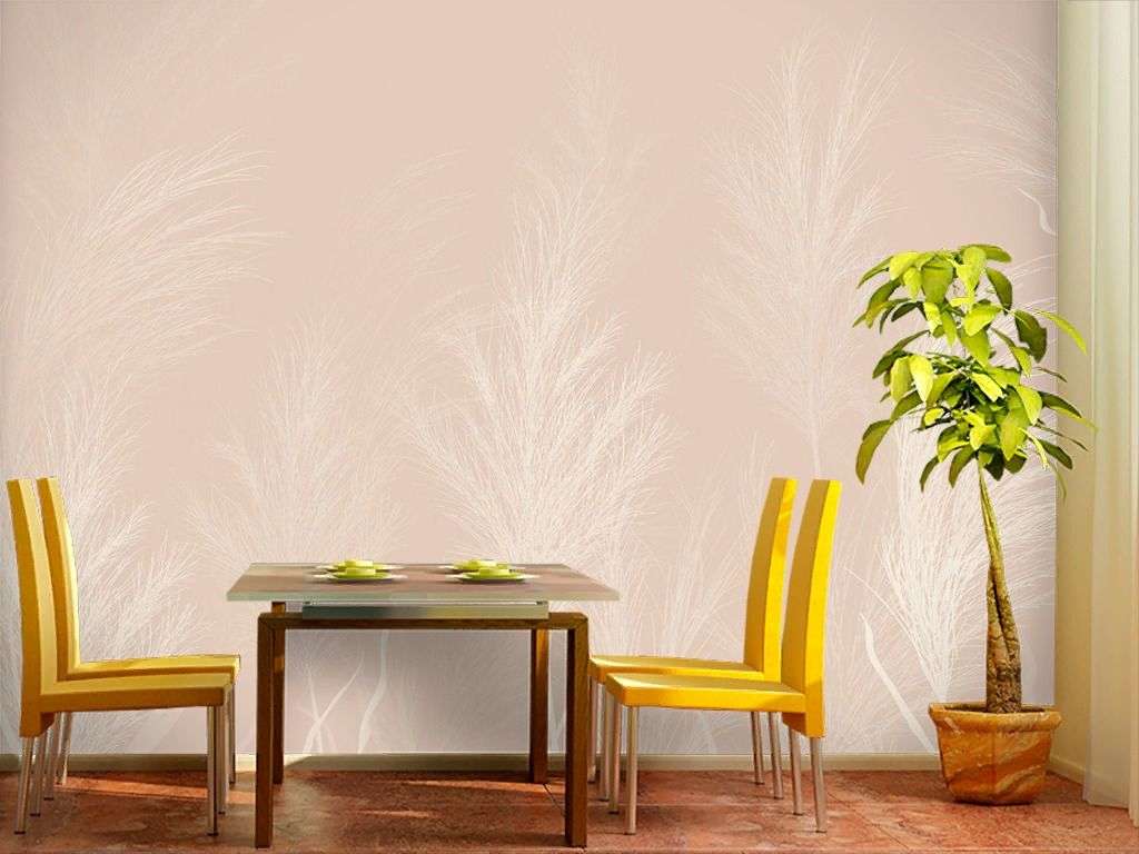 Фотообои в интерьере пушистые ветви  9-2003 фото