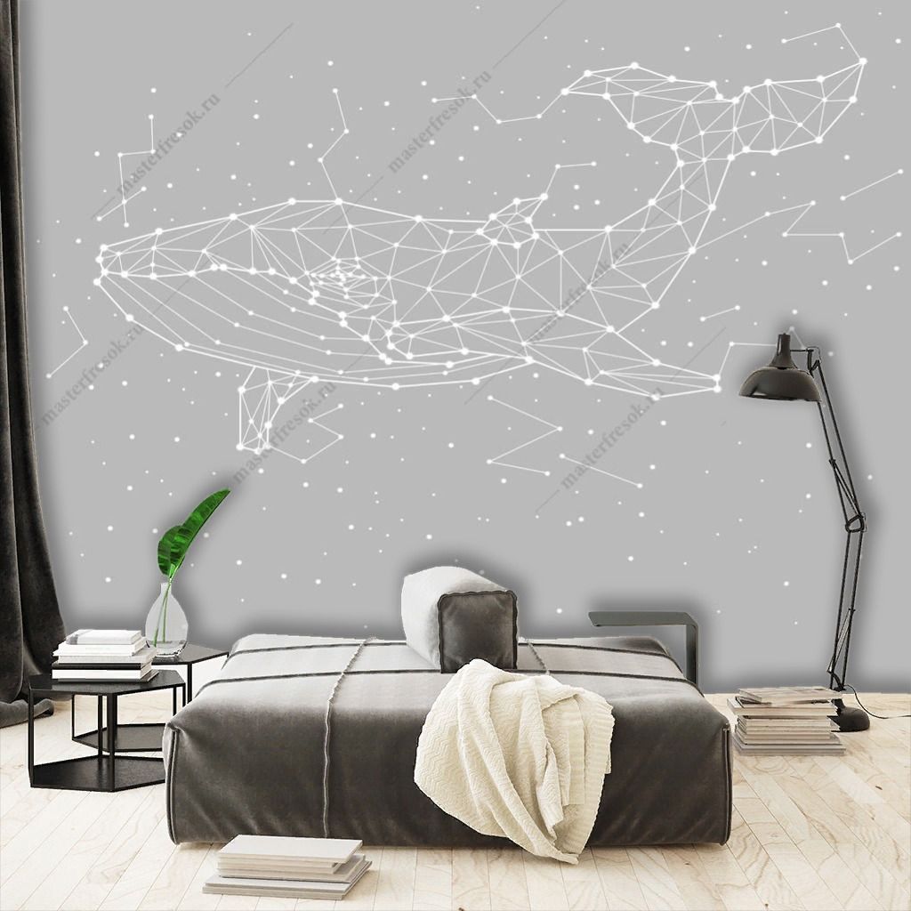 Фотообои Созвездие кит  14-301