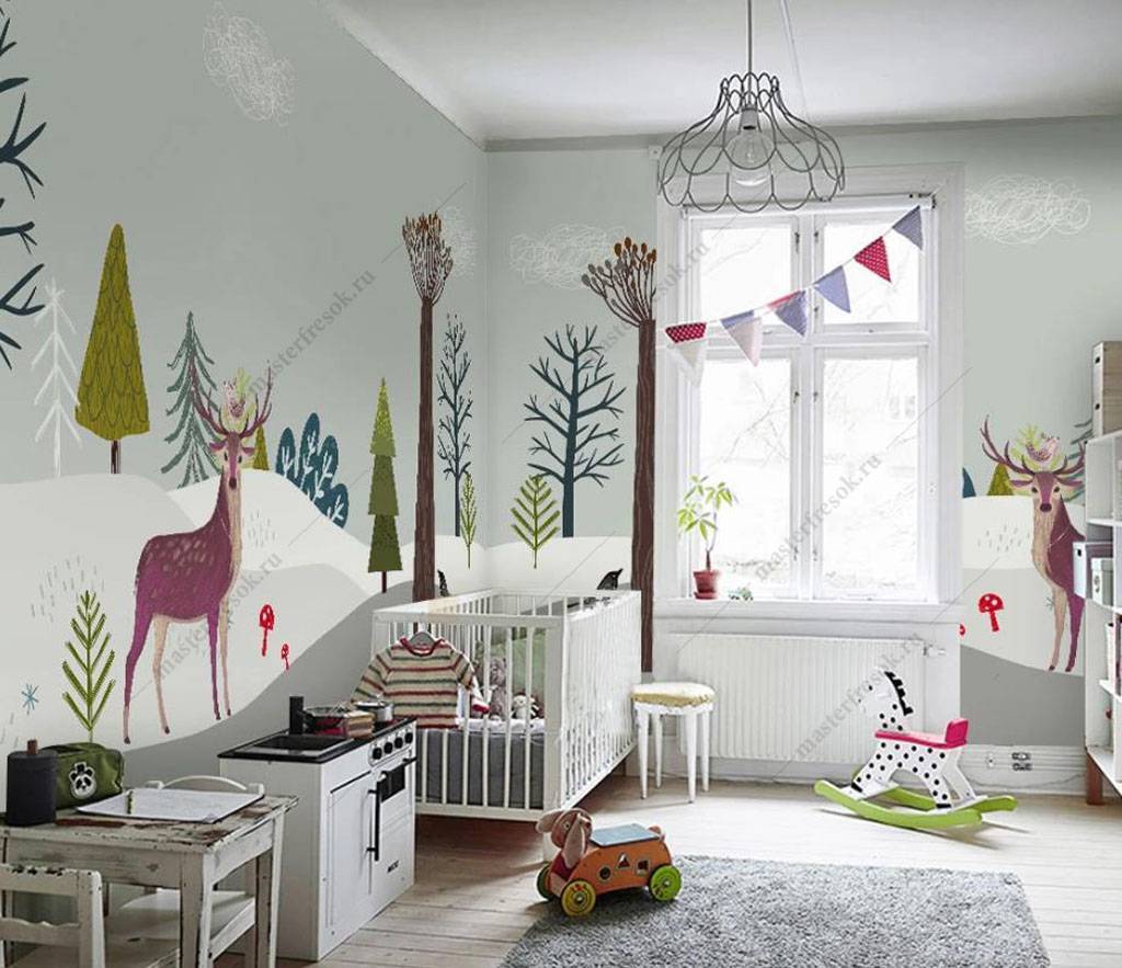 Фотообои Рисунок ребенка  16-002