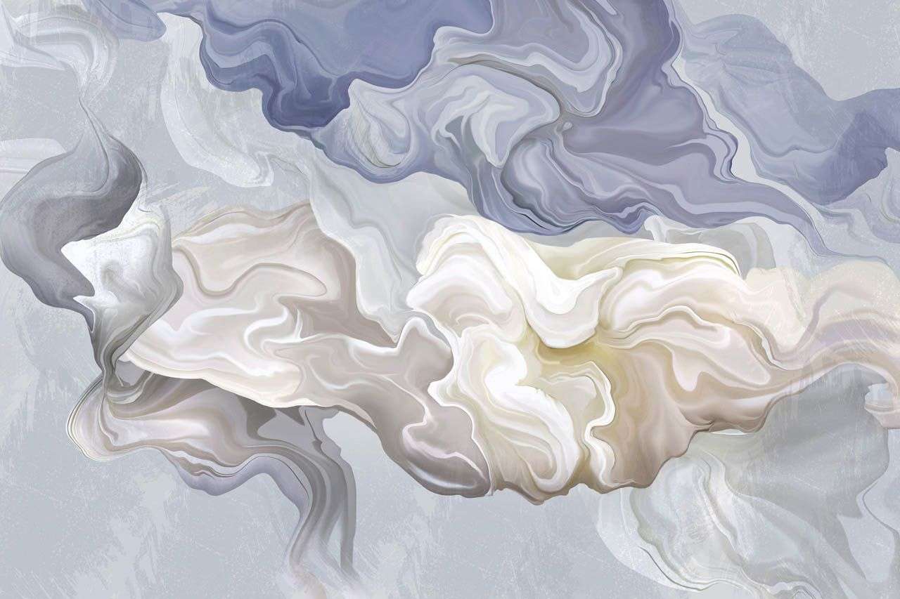 Фотообои в интерьере абстракция 3д чернила  13-715 фото