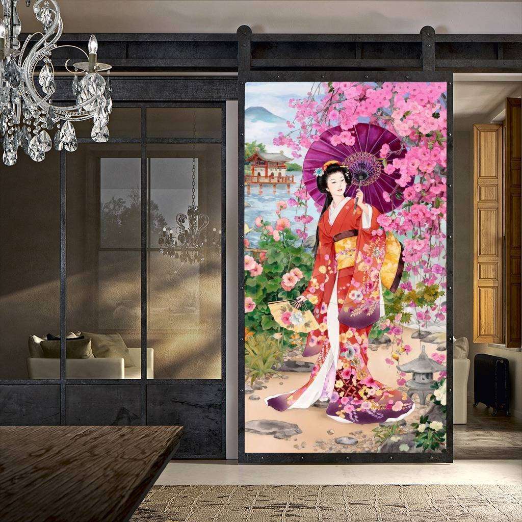 Фотообои Девушка в саду  8-151