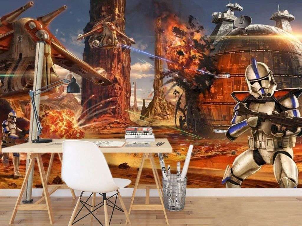 Фотообои в интерьере клоны геонозис  12-1231 фото