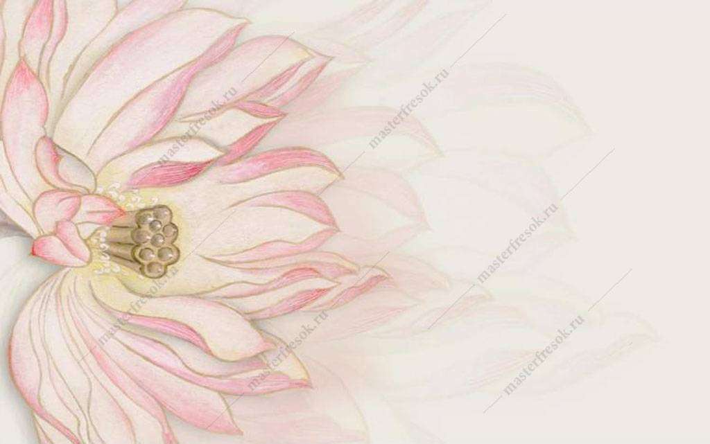 Фотообои в интерьере лотос  15-901 фото