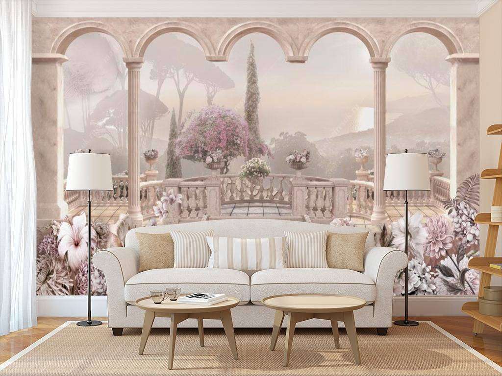 Фотообои Бесшовные обои на стену:  Цветочный мир. Артикул: 13-126  