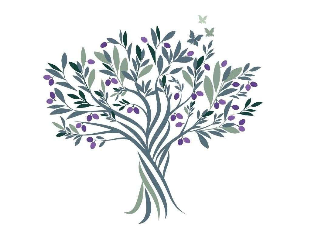 Фотообои в интерьере дерево оливковое  12-1471 фото