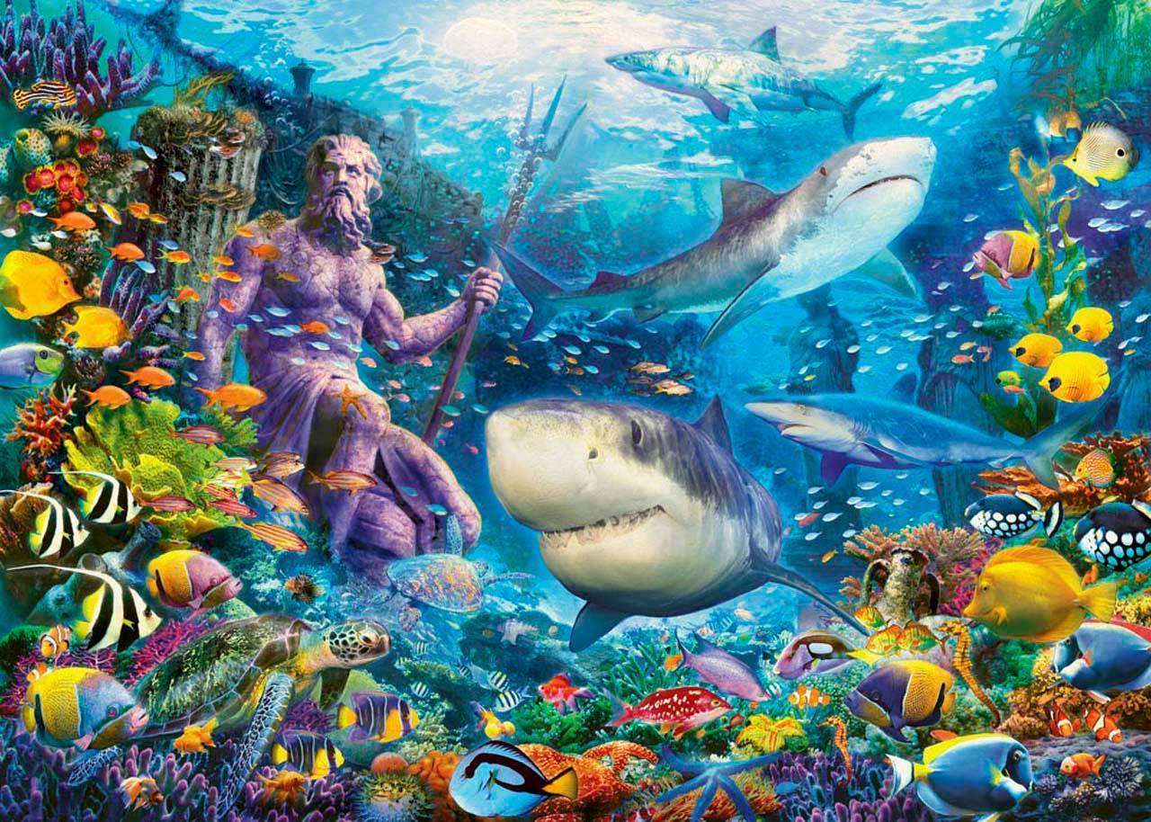 Фотообои в интерьере тритон  8-320 фото