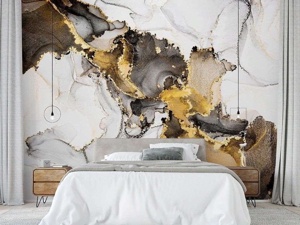 Фотообои в интерьере fluid 08  9-1911 фото