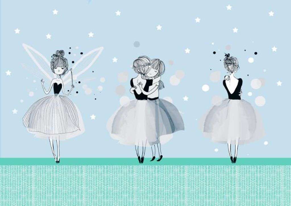 Фотообои в интерьере балет фей  14-028 фото