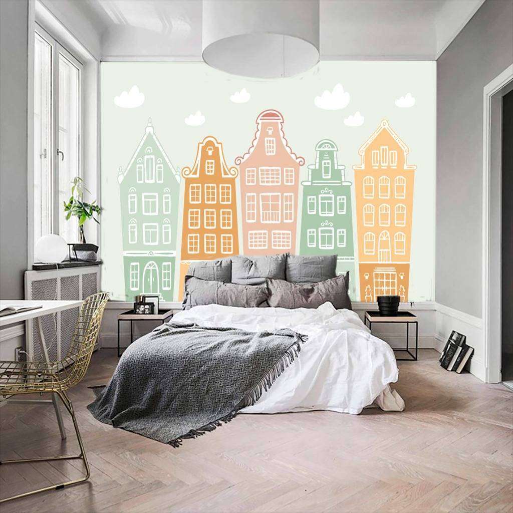 Фотообои в интерьере детский городок  12-615 фото