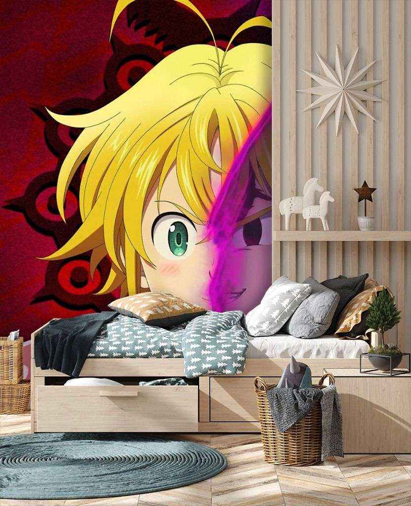 Фотообои в интерьере аниме. мелиодас.  12-1636 фото
