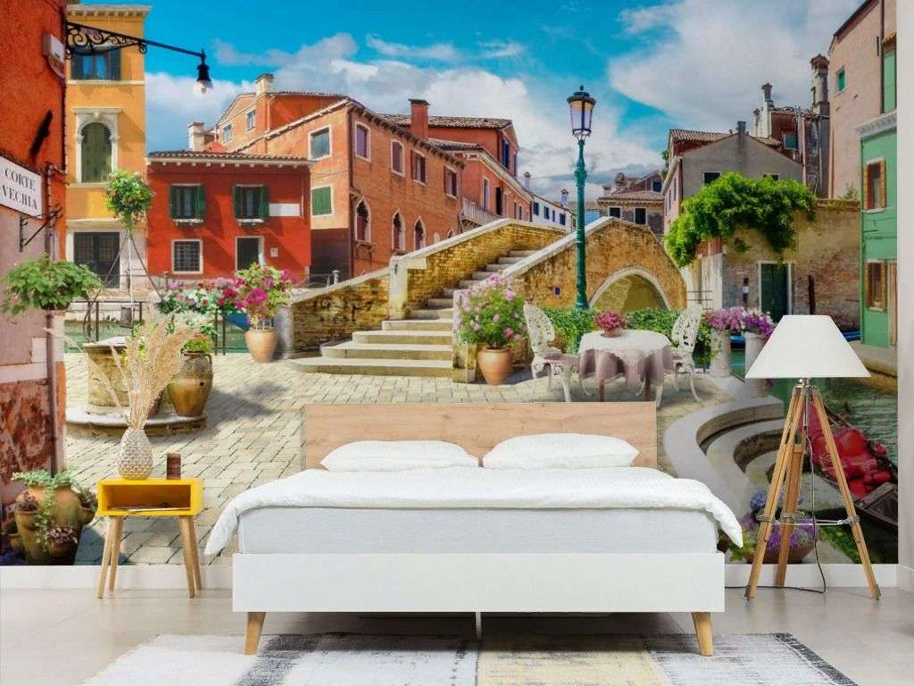 Фотообои в интерьере терраса в венеции  19-0076 фото