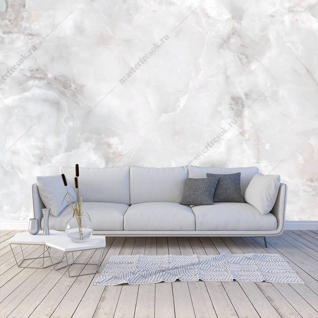 Фотообои Белый мрамор арт  9-1101