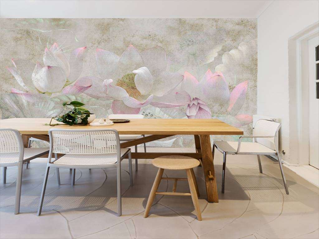 Фотообои в интерьере кувшинки  13-210 фото