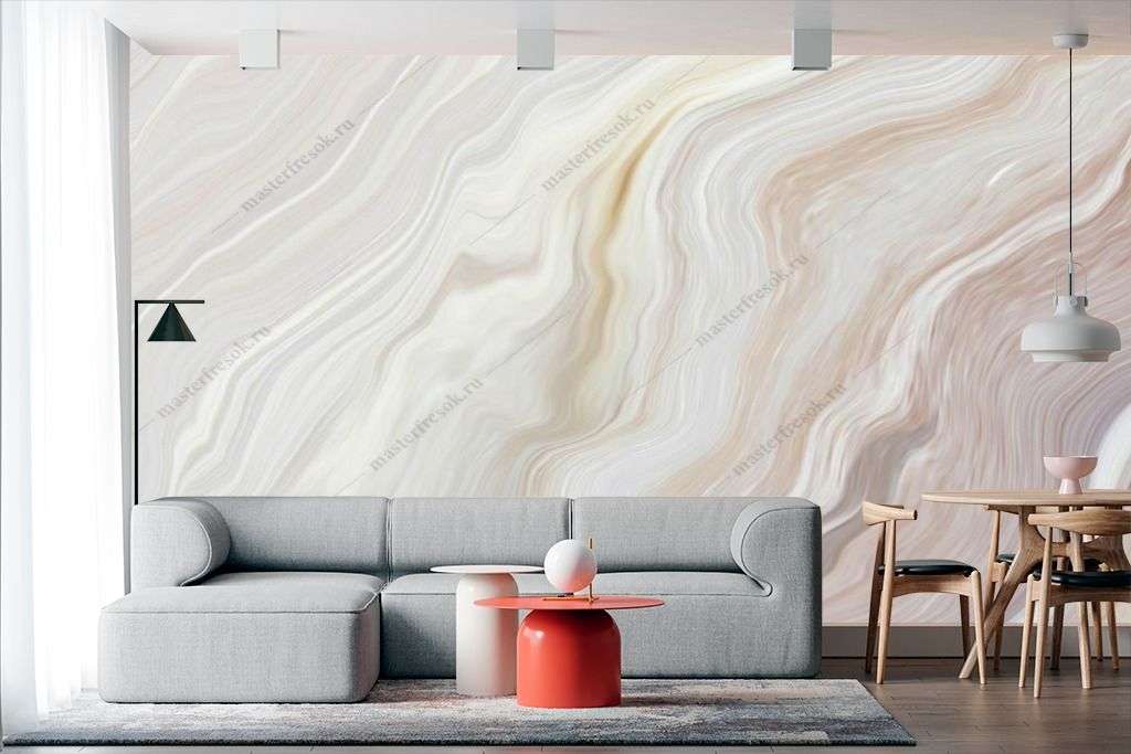 Фотообои в интерьере мраморный фон  9-1508 фото