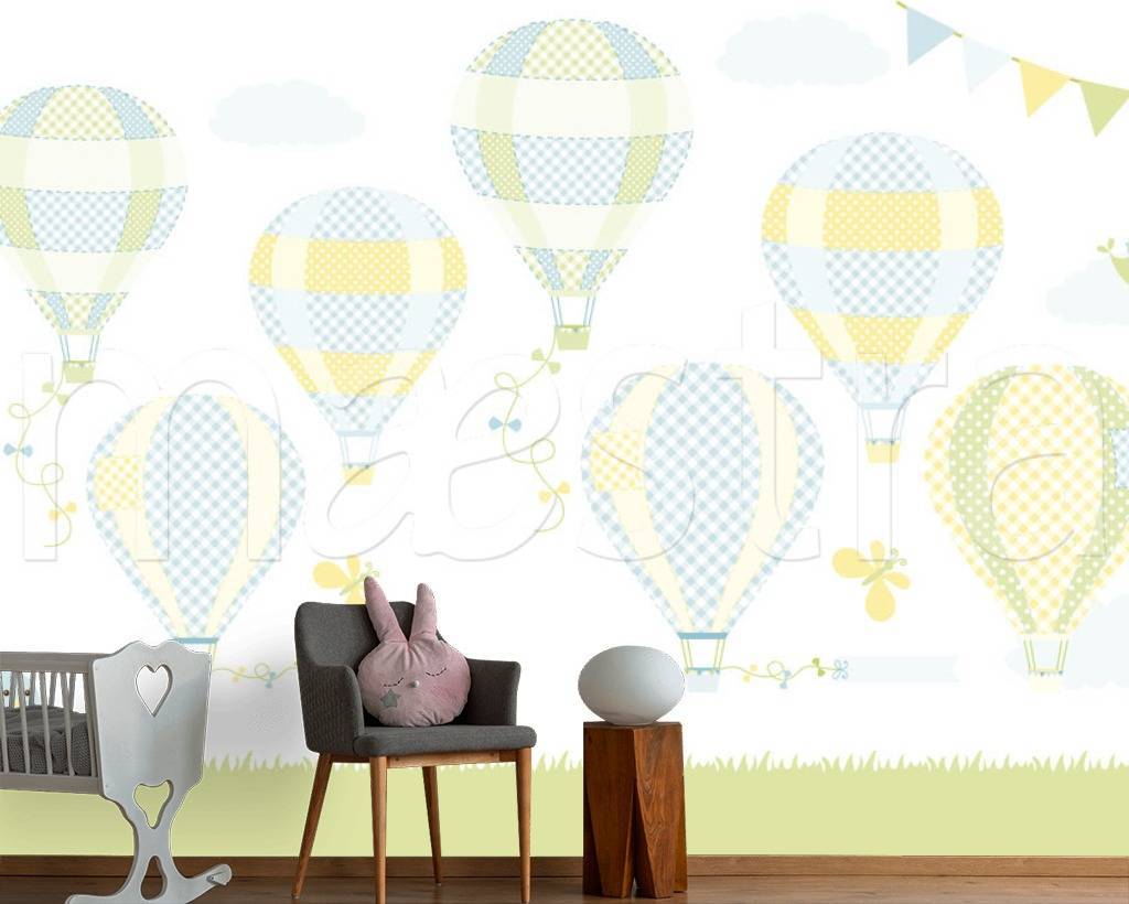 Фотообои Воздушные шары полосатые  12-460