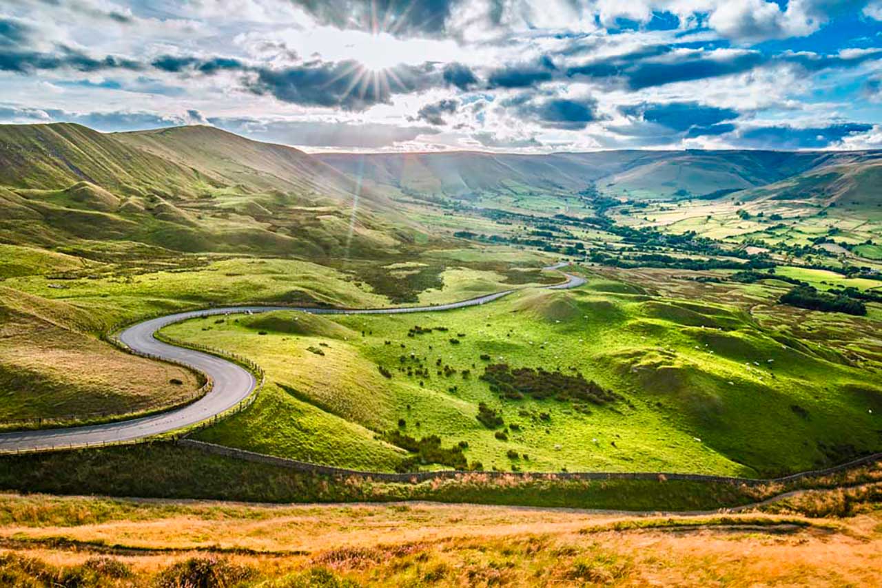 Фотообои в интерьере англия дорога  9-610 фото