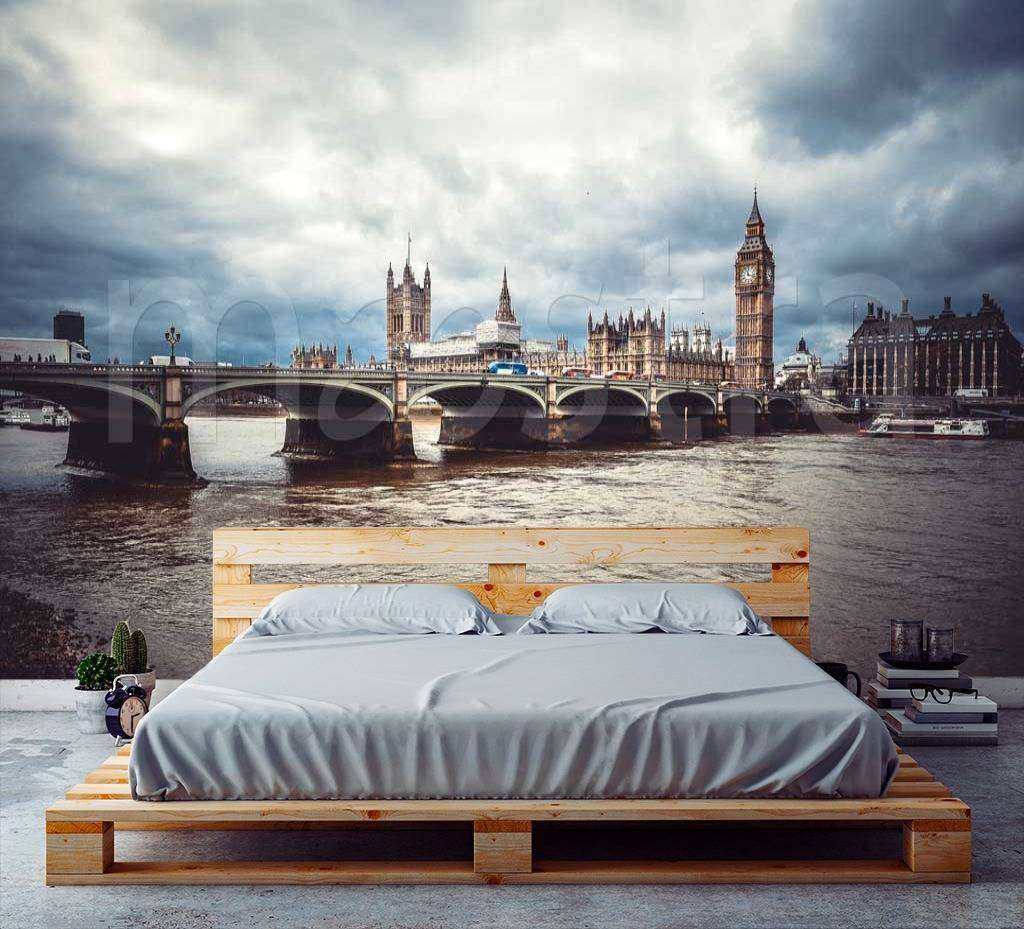 Фотообои в интерьере лондон очаровательный  9-581 фото