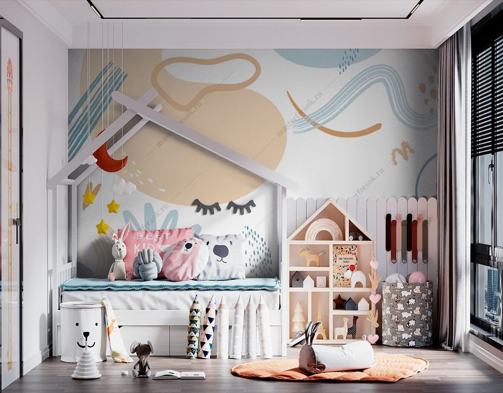 Фотообои Пастельная абстракция  12-1417