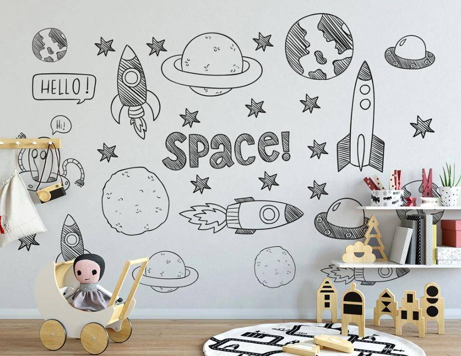 Фотообои Космос рисунок  15-320