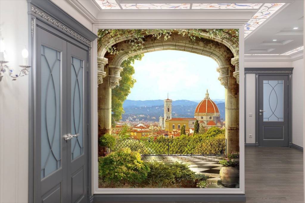 Фотообои Арка с видом на Флоренцию  17-0071