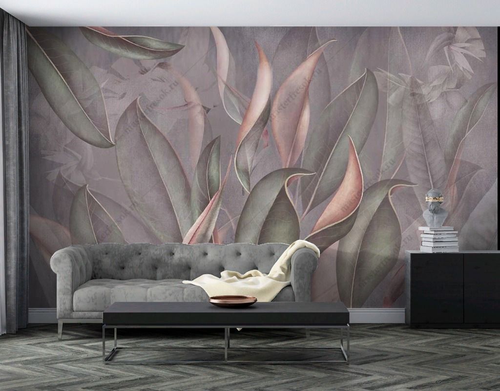 Фотообои Пальмовые листья  13-396