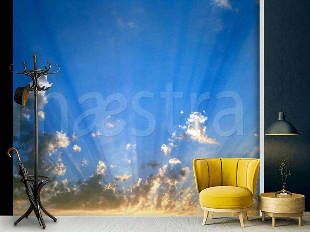 Фотообои Предзакатное небо  9-398