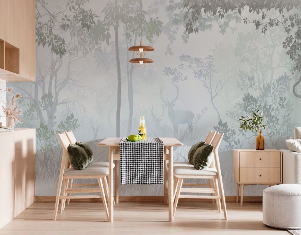 Фотообои Утренний лес  13-506