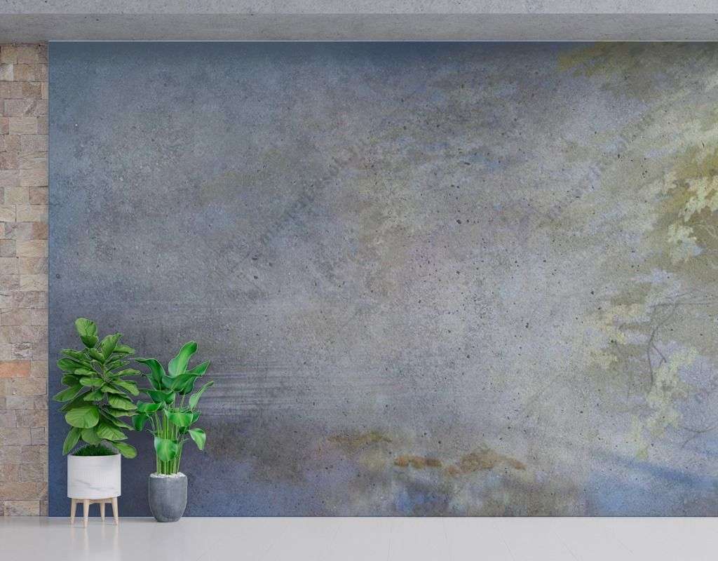 Фотообои в интерьере дерево окутанное туманом  13-432 фото