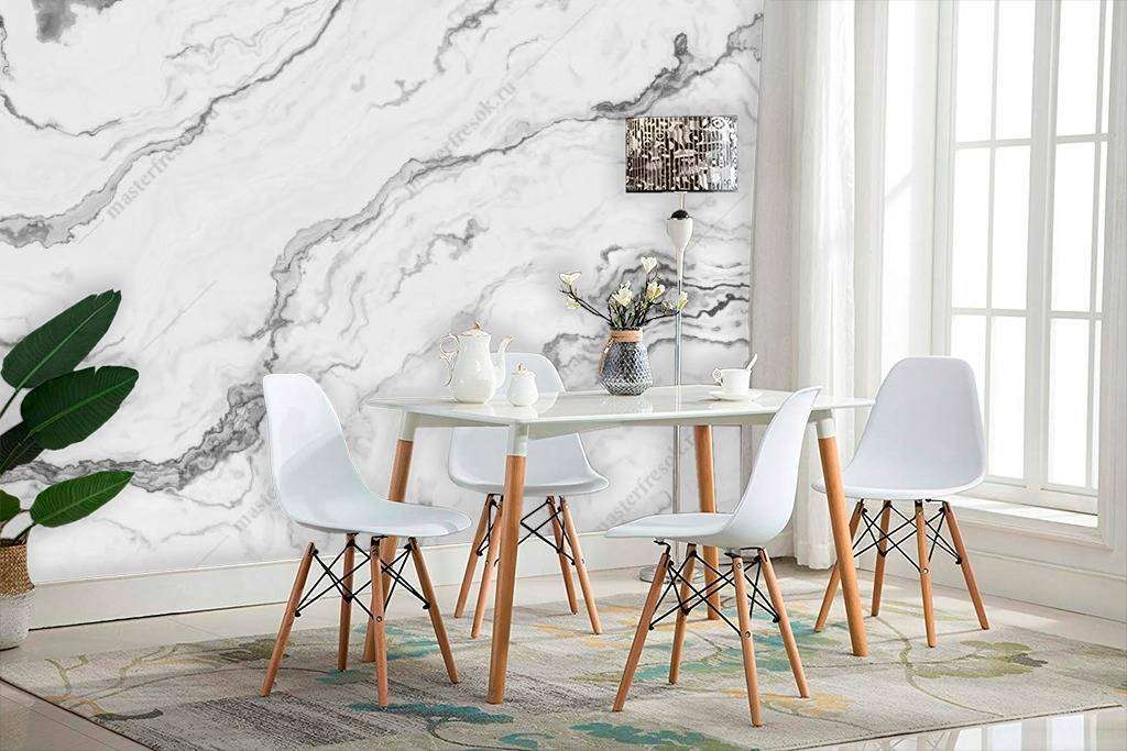 Фотообои в интерьере текстура мрамора  9-1074 фото