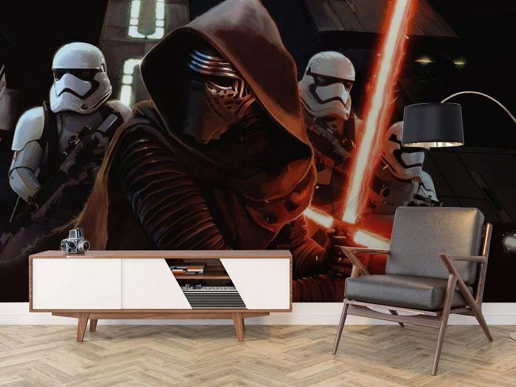 Фотообои в интерьере звёздные войны эпизод 7  12-1234 фото