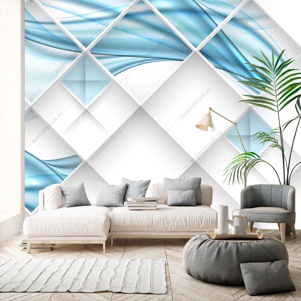 Фотообои Абстрактные волны  9-1490