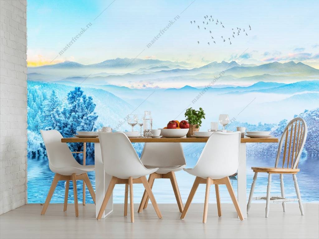 Фотообои Туман в долине  10-695