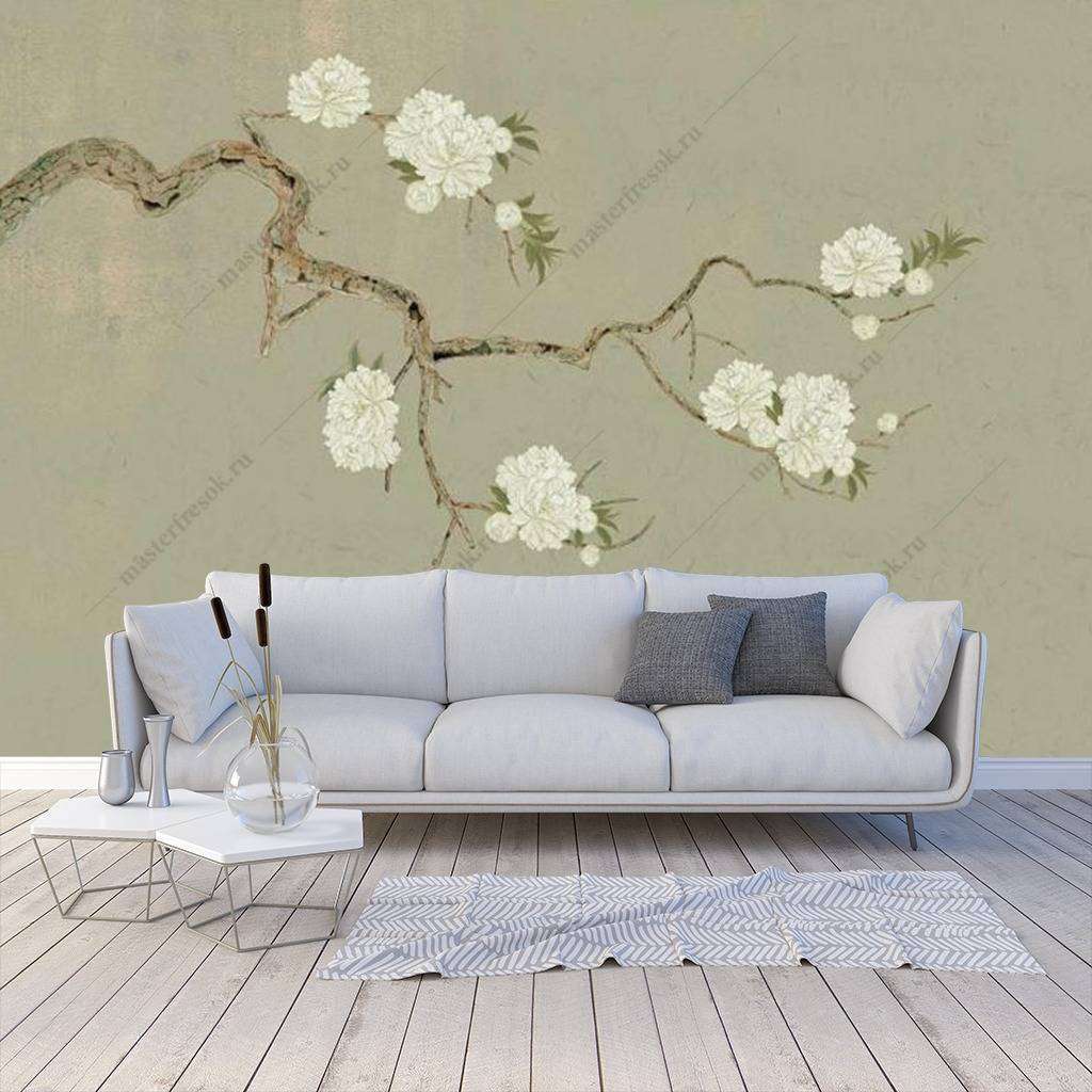 Фотообои Японские гравюры сакура  15-873