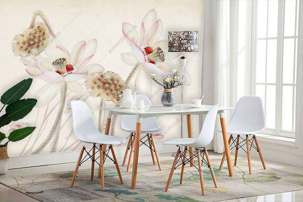 Фотообои Орхидеи акварелью  15-961