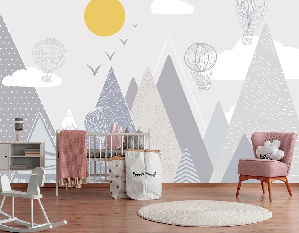 Фотообои В детскую Скандинавские горы   14-750