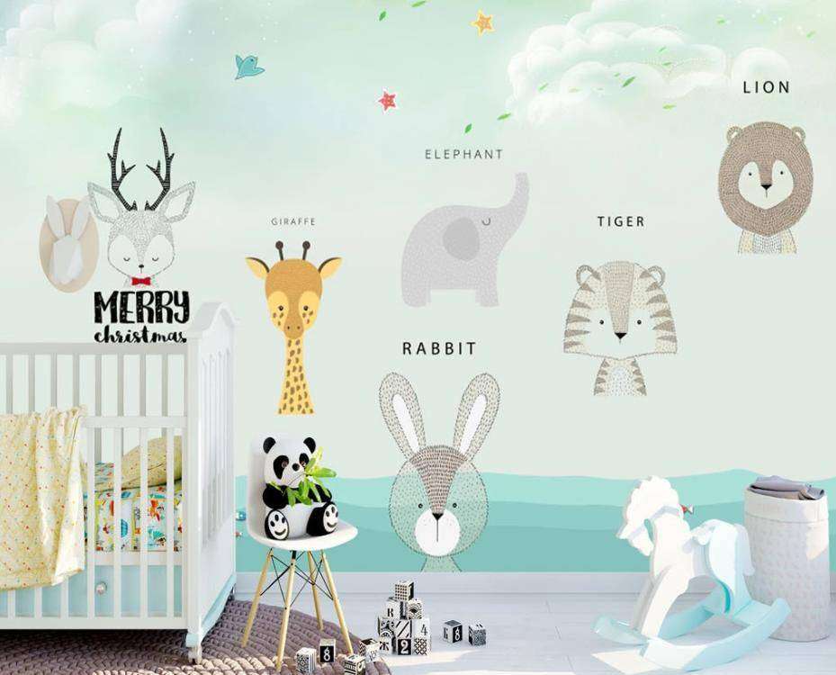 Фотообои в интерьере изучаем животных  15-298 фото