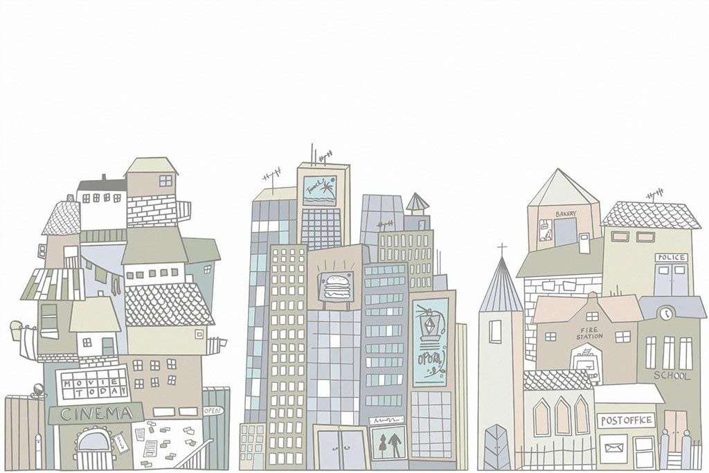 Фотообои в интерьере домики  14-219 фото