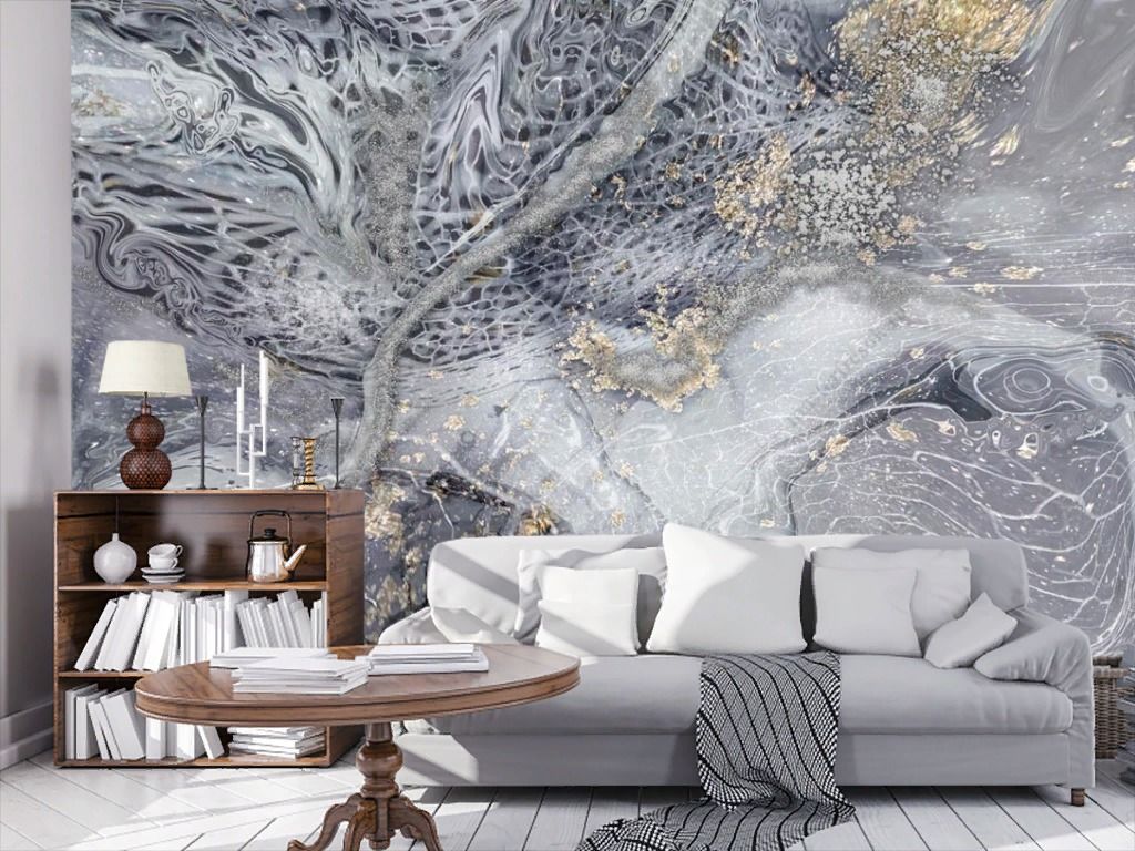 Фотообои Флюид Черное золото  13-459