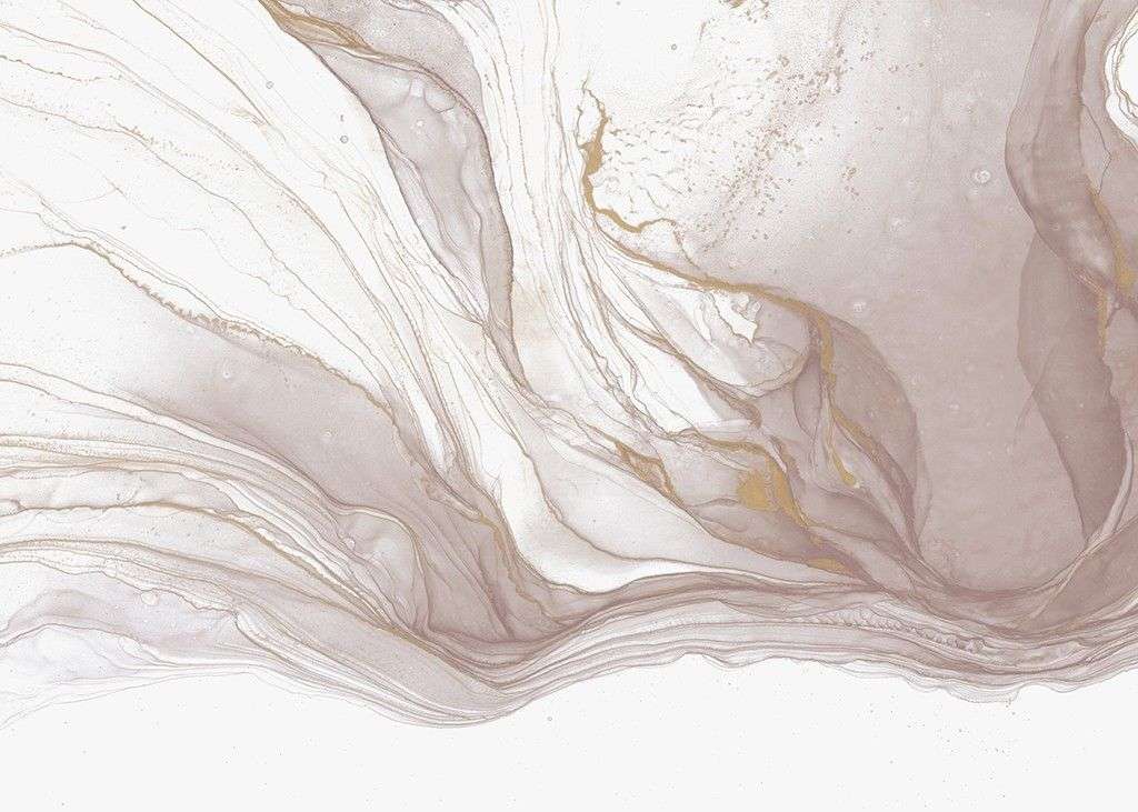 Фотообои в интерьере флюид арт слоновая кость   14-705 фото