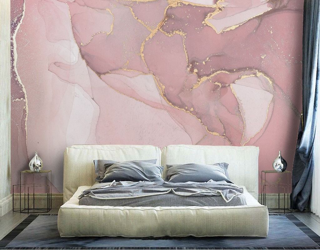 Фотообои Флюид Арт пудровый  9-2030