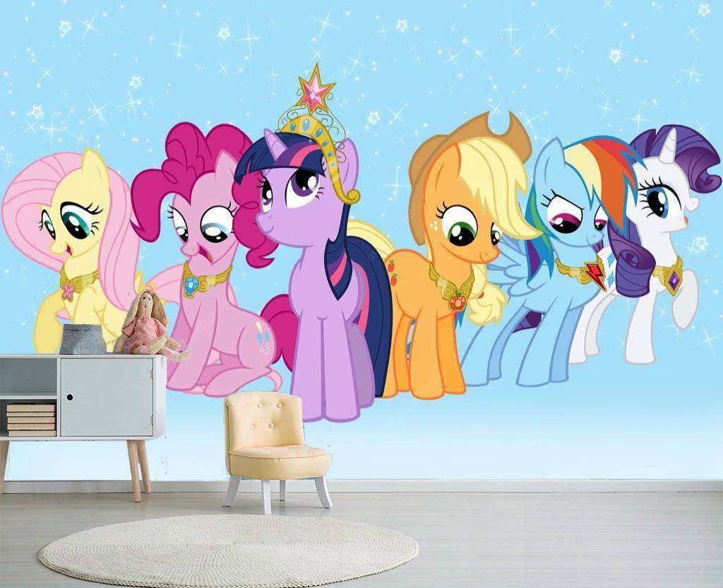 Фотообои в интерьере все литтл пони  12-613 фото