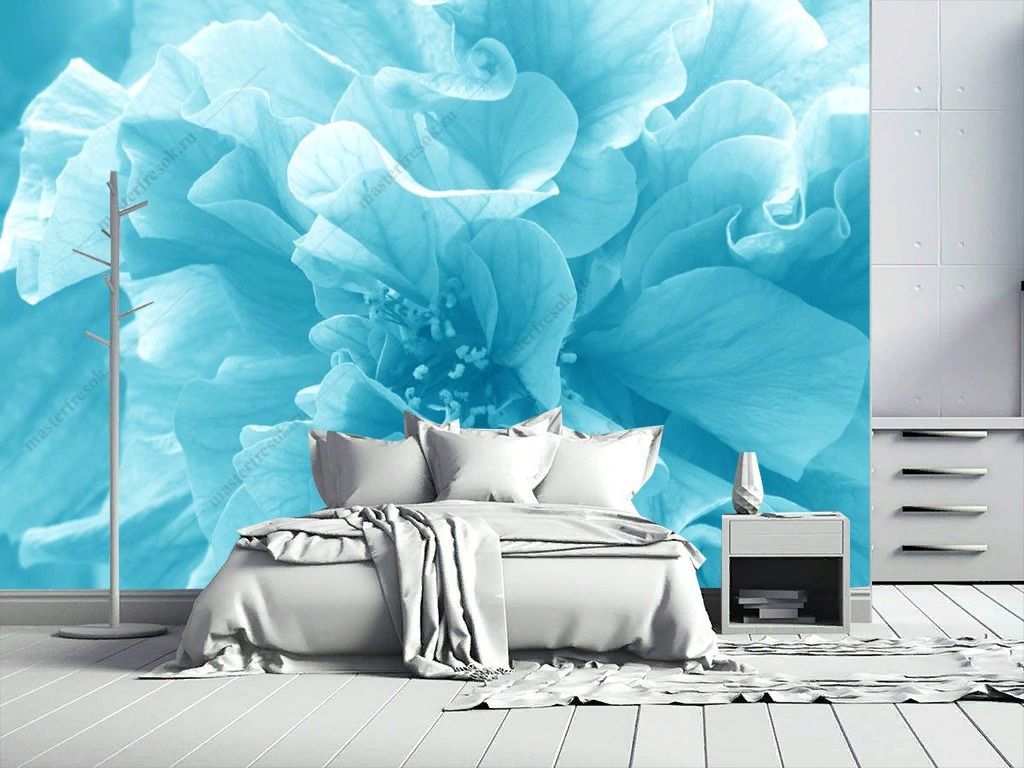 Фотообои Голубой пион  9-1652