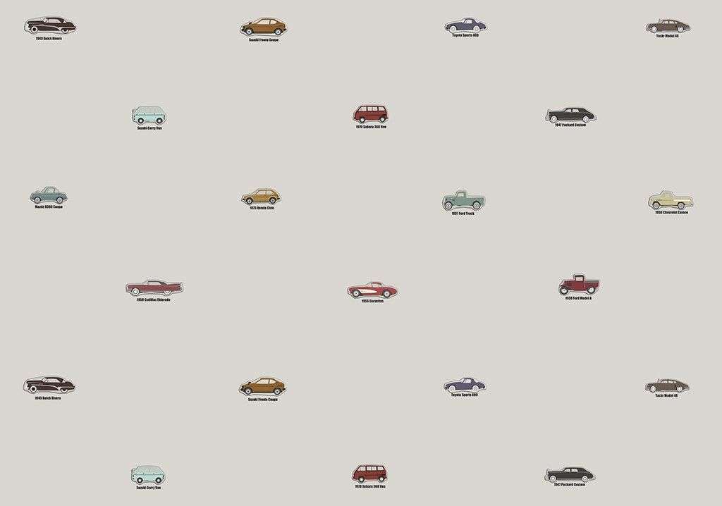 Фотообои в интерьере фоновые машинки  14-543 фото